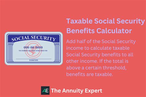 taxable social security benefits calculator.